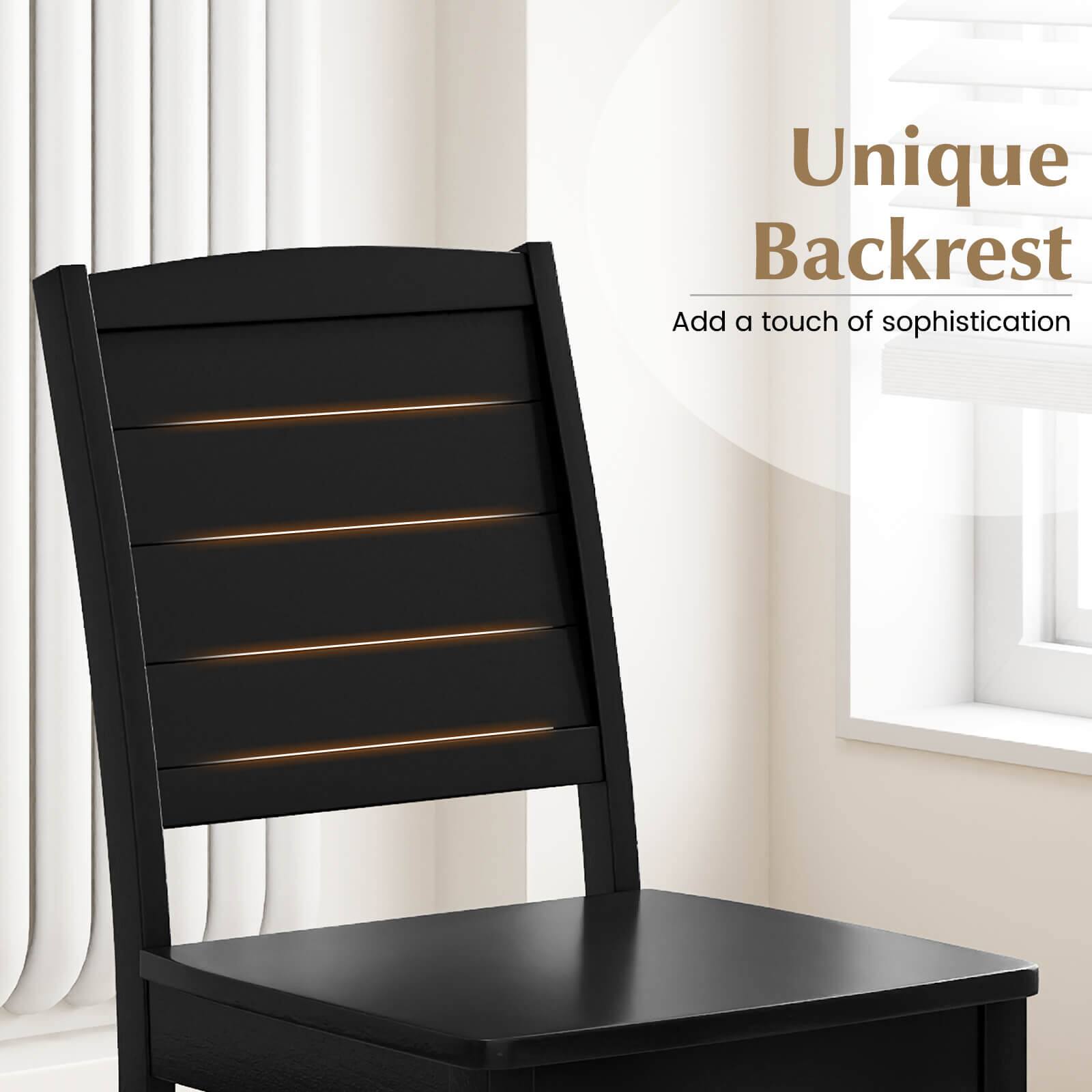 Unique Backrest  
Add a touch of sophistication