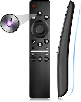 VINABTY - BN59-01330A TM2050A BN59-01329A Voice Remote Fits for Samsung Frame Crystal UHD Curved Neo QLED OLED Smart TV - Black