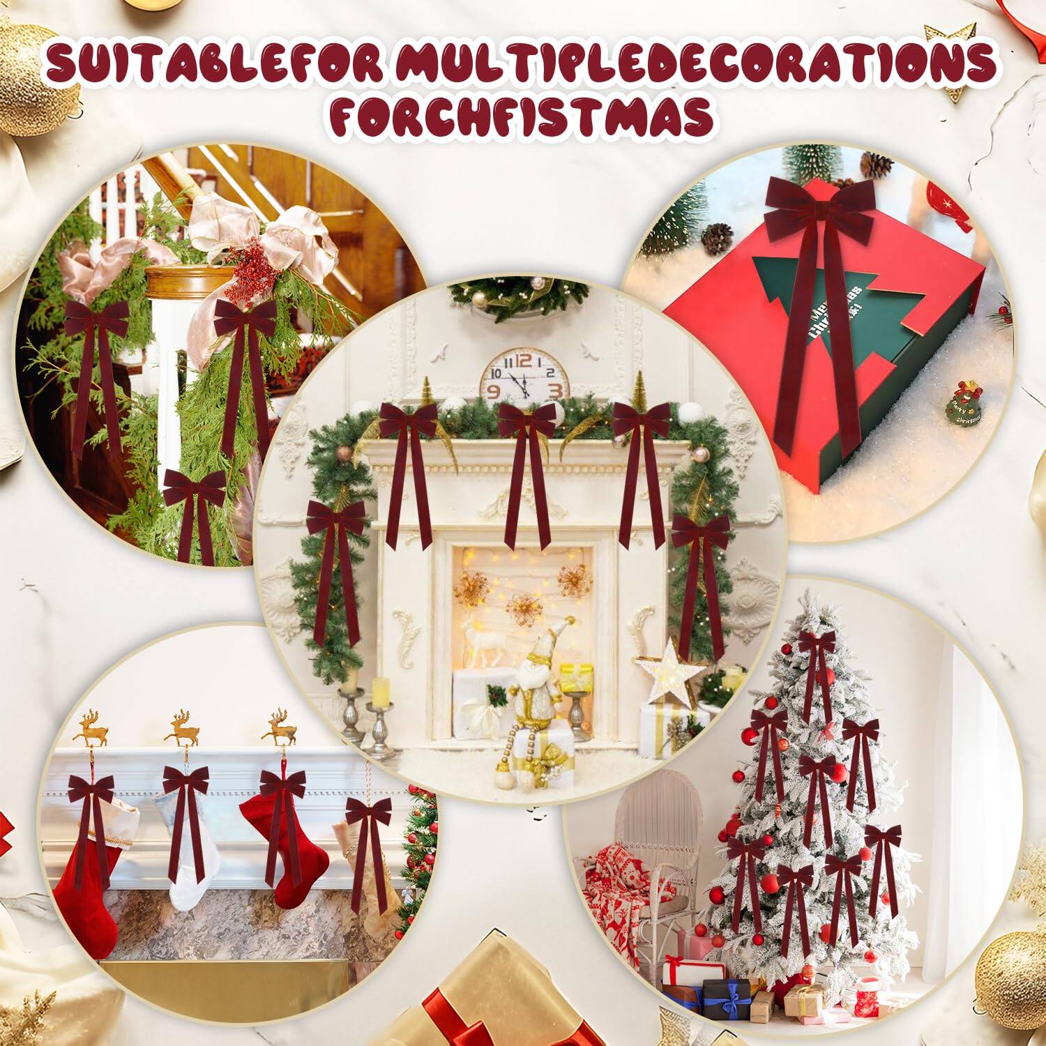 SUITABLE FOR MULTIPLE DECORATIONS FOR CHRISTMAS