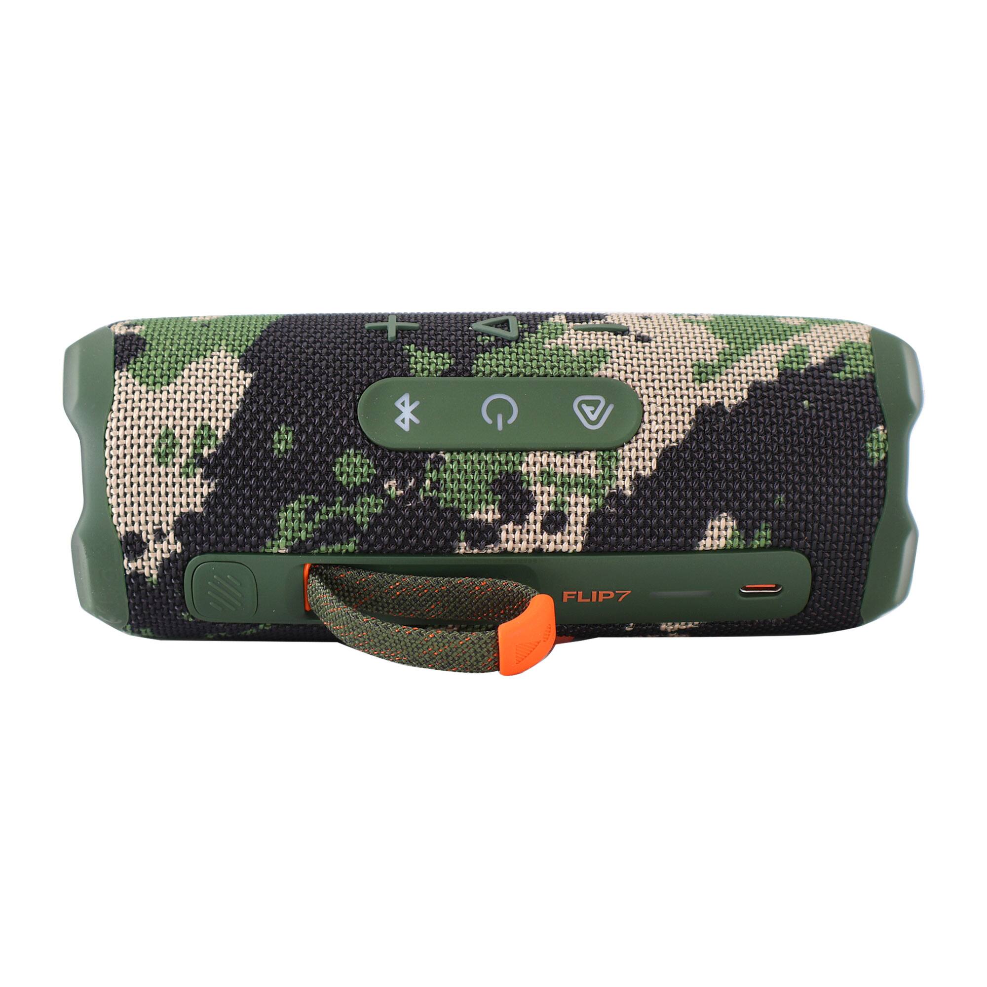 Left. JBL - JBL Flip 7 Portable Waterproof Bluetooth Speaker (Camoflauge) + In Ear Headphone - Camoflauge.