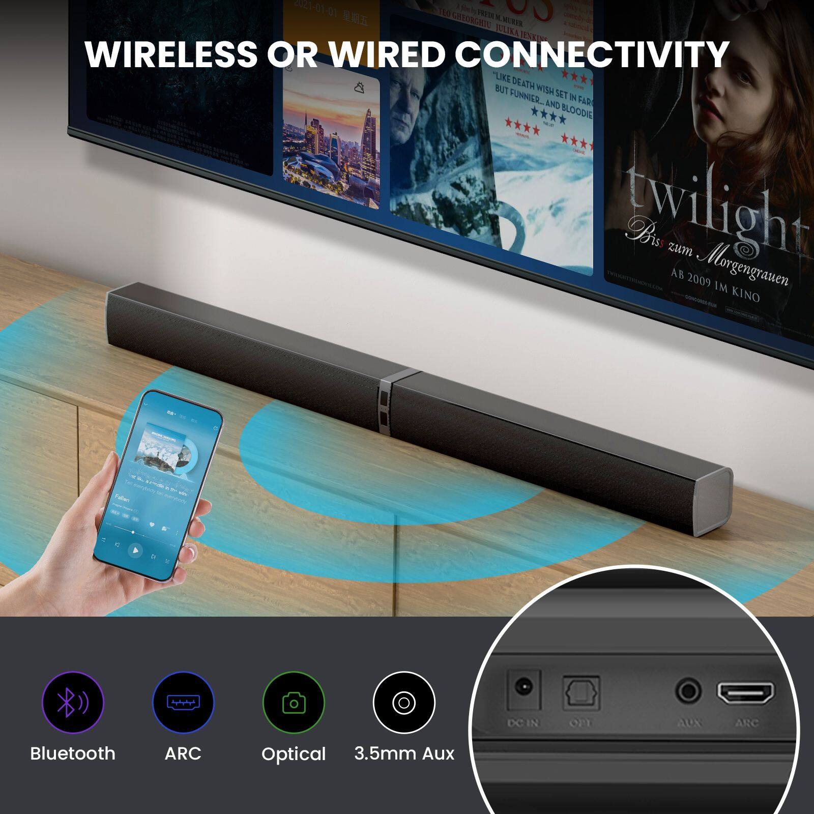 0021-01-01 1 He n b VR/N 0  CHEORGBIC E MCRTR JOLIKA K WIRELESS OR WIRED CONNECTIVITY "LIKE DEATH WISH SET FUNNIER.. AND IN FAR **** BLDODIE twilight Bis zum AB Morgengrauen 2009 IM KINO - - hae . - 4 DC IN OF AUX ARC Bluetooth ARC Optical 3.5mm Aux