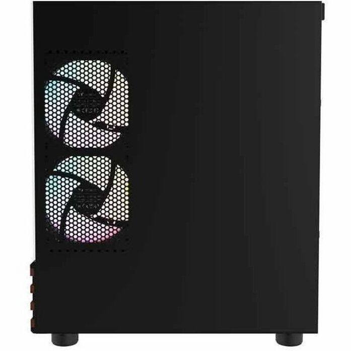 Alt View 8. Thermaltake - Thermaltake View 170 WS ARGB Micro Chassis - Black - Tempered Glass, SPCC - 3 x Bay - 3 ? 120mm Fan(s) Installed - Mini - Black.