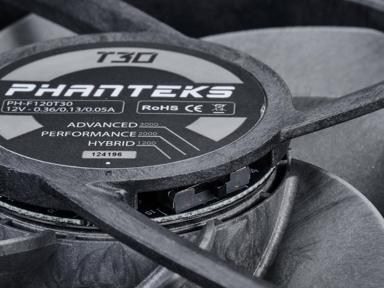 T30 PHANTEKS PH-F120T30 12V-0.36/0.13/0.05A ROHS CE X ADVANCED 3000 PERFORMANCE 2000 HYBRID 1200 124196