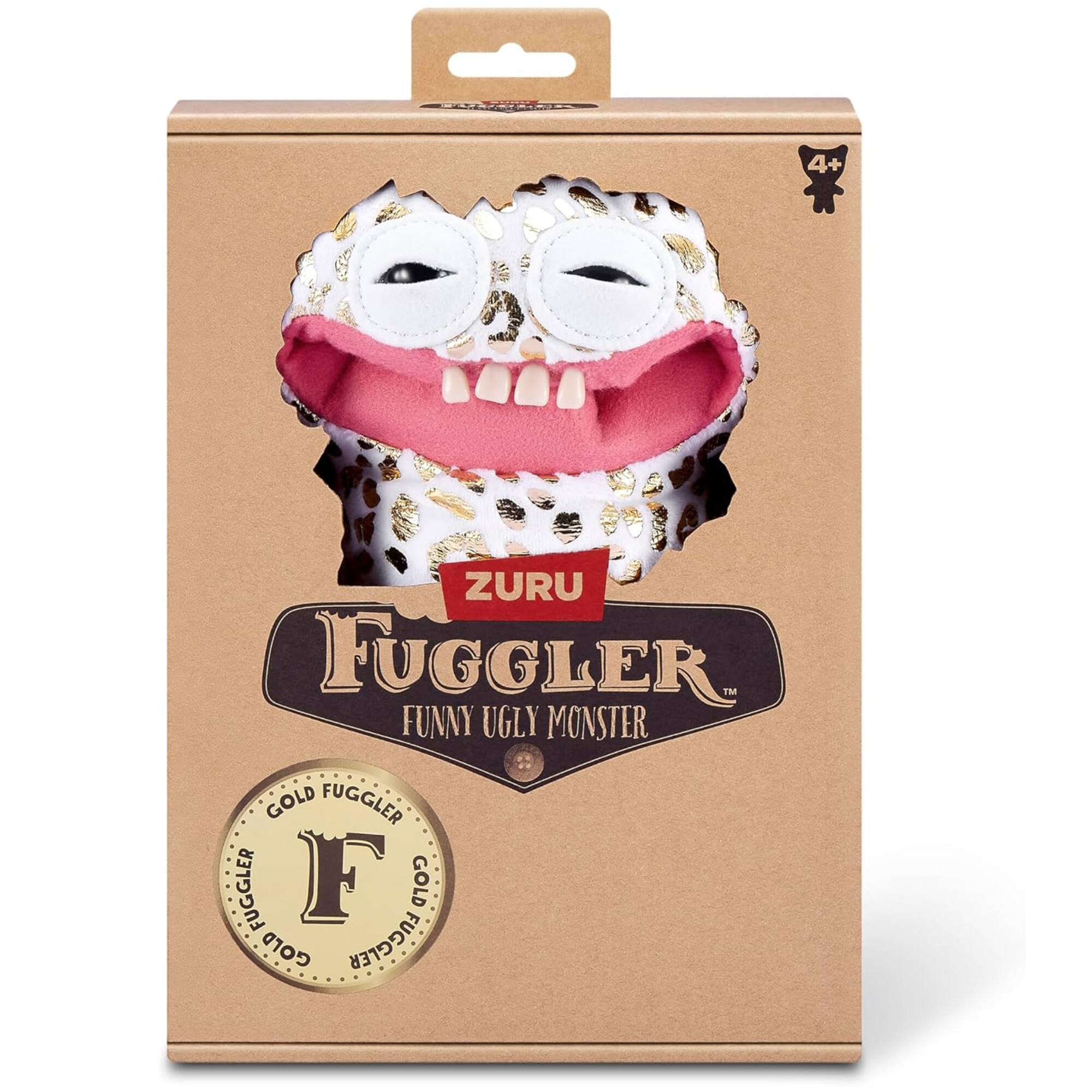 4+ ZURU FUGGLER™ FUNNY UGLY MONSTER GOLD FUGGLER
