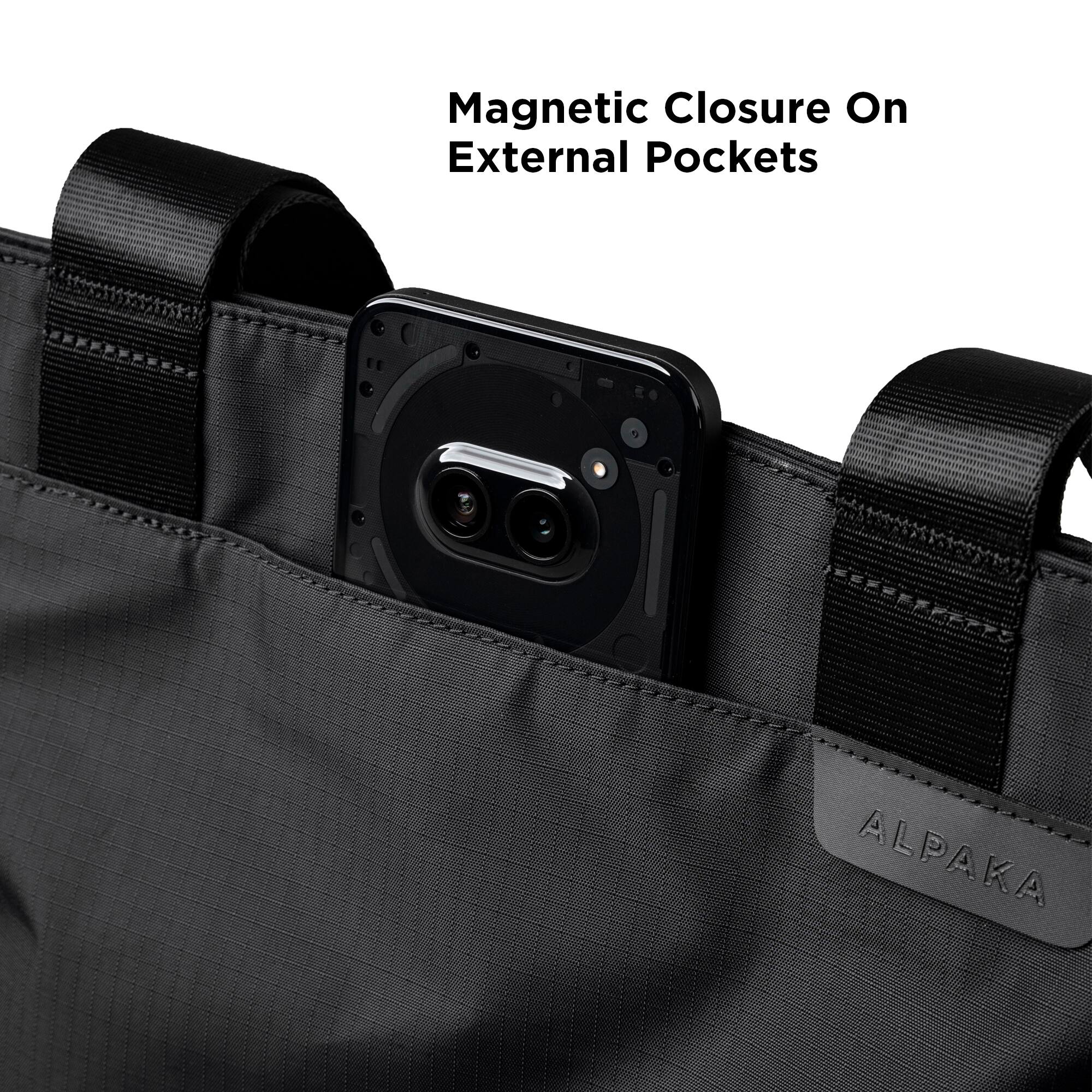 Magnetic Closure On External Pockets

ALPAKA