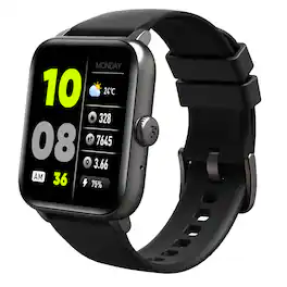3Plus - Vibe Fit Smartwatch, 1.83" Touch Screen, Bluetooth, Heart Rate, Blood Oxygen, 50+ Workouts, IP68 Water Resistant - Black - (2022)
