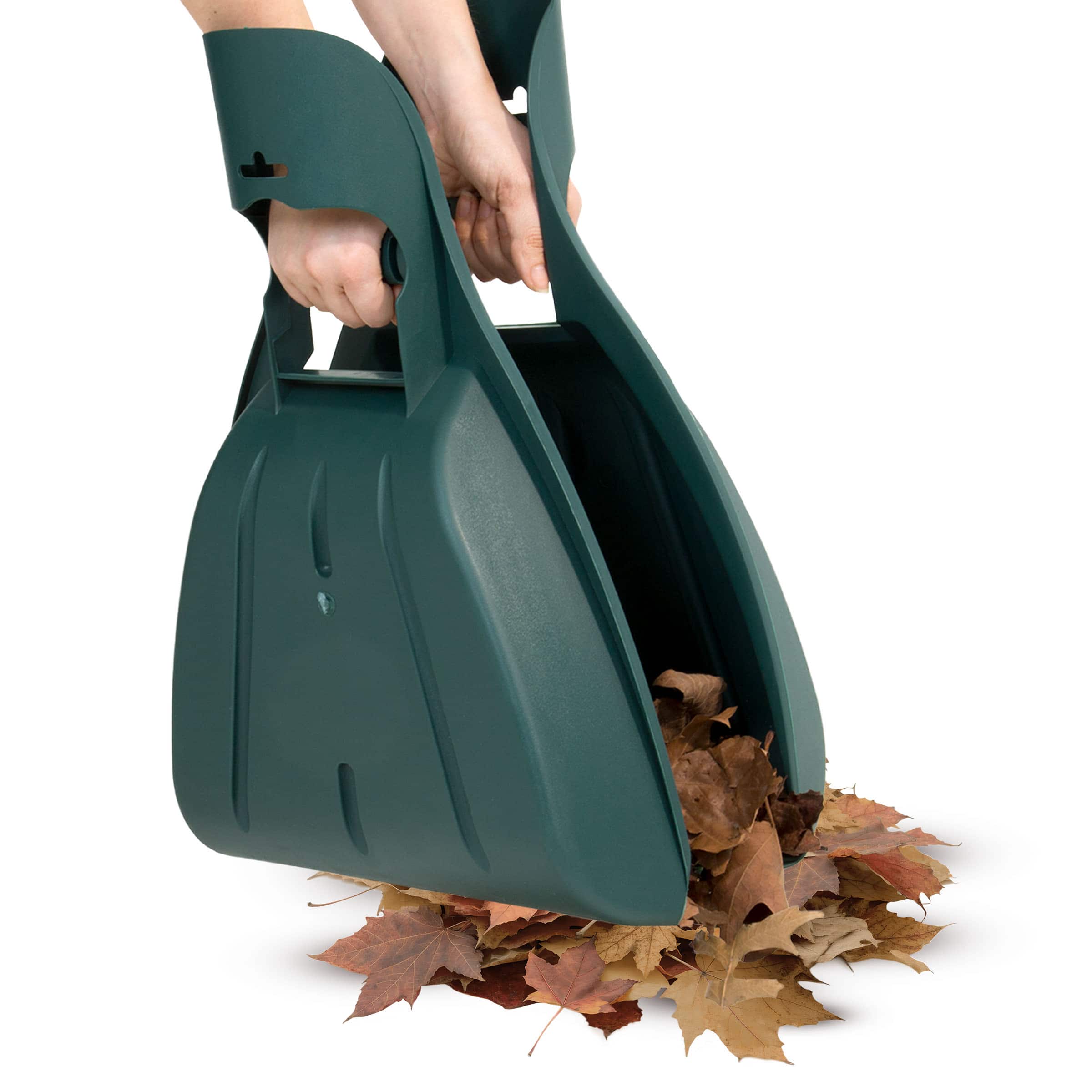 Pure Garden - Leaf Scoops Hand Rakes Lightweight, Durable Grabber Tool for Scooping Up Leaves, Spreading Mulch, Gardening, Yard Work