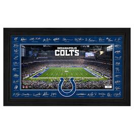 Highland Mint - Indianapolis Colts 12" x 20" 2025 Signature Gridiron Panoramic Framed Photo - Multicolor