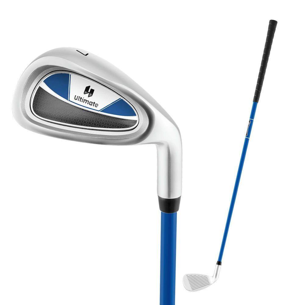 Alt View 2. Resenkos - Kids #7 Iron Golf Club with Fiberglass Shaft & Headcover - Blue - Blue.