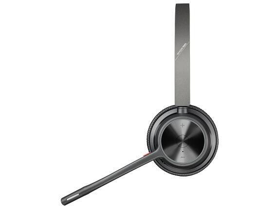 Left. HP - Poly Voyager 4320 USB-C Headset +BT700 dongle - Black.