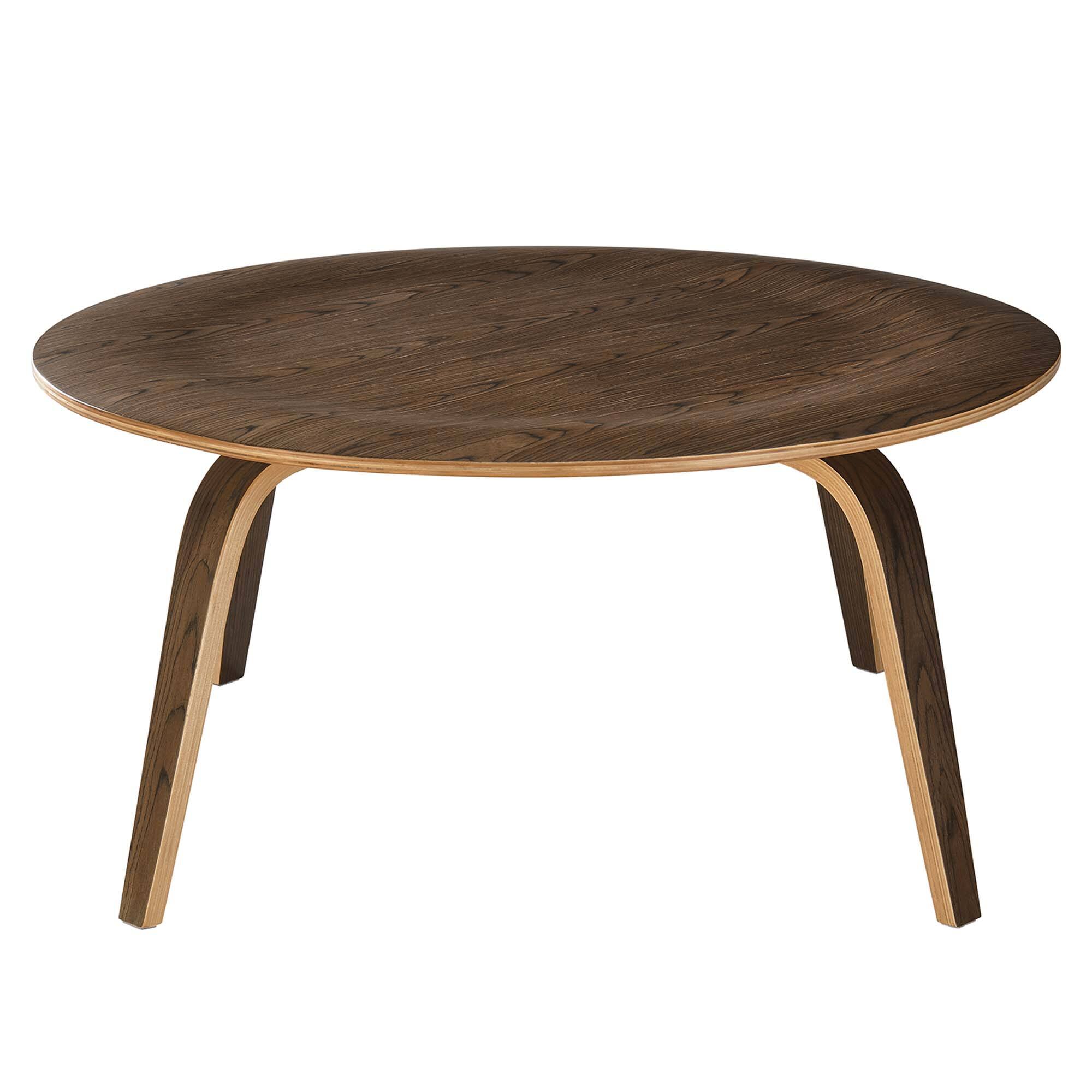 Alt View 2. Modway - Fathom Wood Coffee Table by Modway - Walnut.