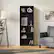 Alt View 11. CorLiving - Teo Collection 5-Tier Floor-Standing Bookcase - Black Ravenwood.