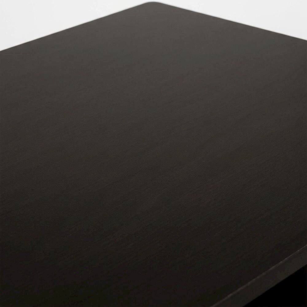 Alt View 1. BisonOffice - Espresso and Black Laptop Desk with Easy Assembly and Sturdy Build - Espresso/Black.