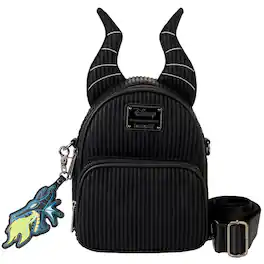 Loungefly Disney Villains Malificent Convertible Mini Backpack - Multicolored