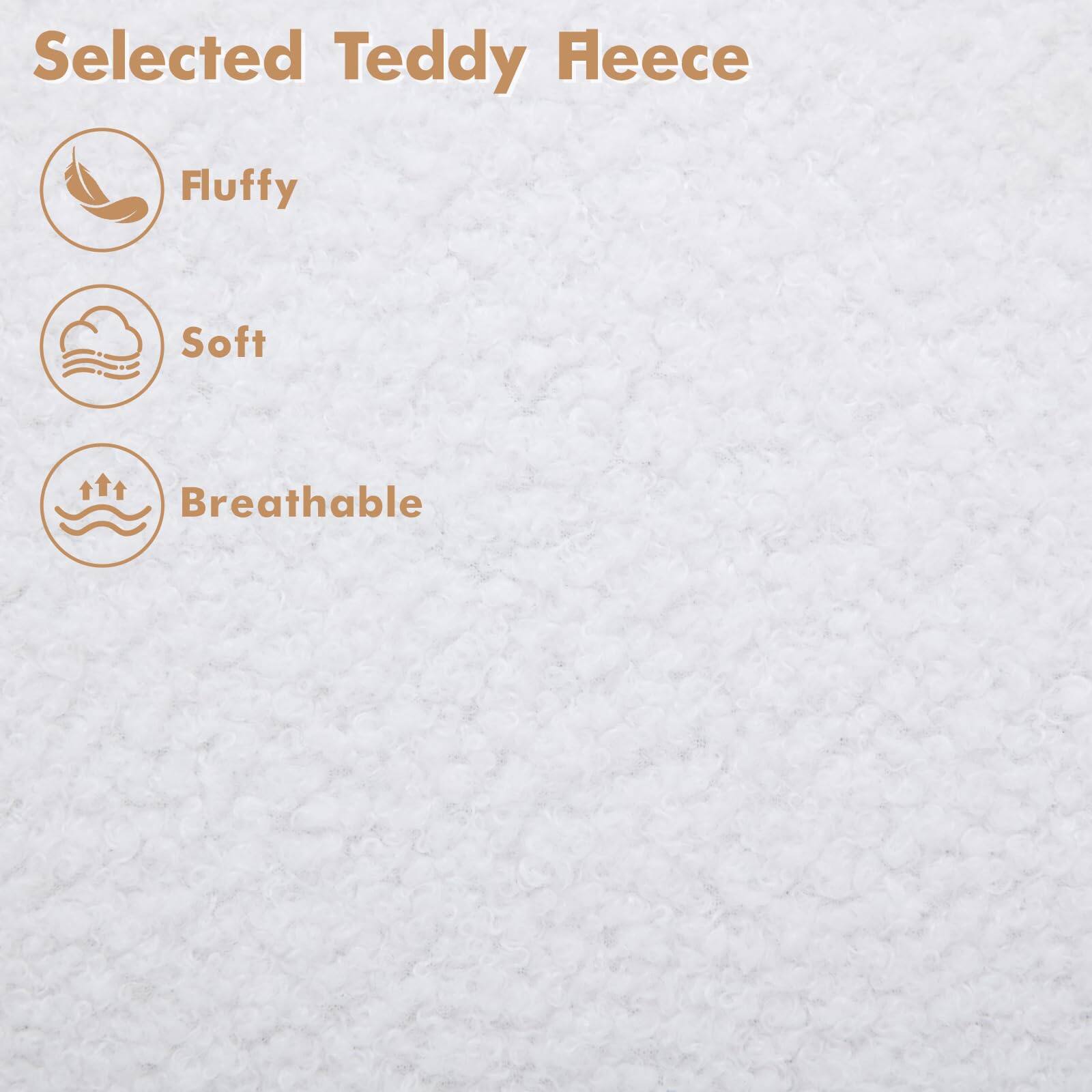 Selected Teddy Fleece

- Fluffy
- Soft
- Breathable