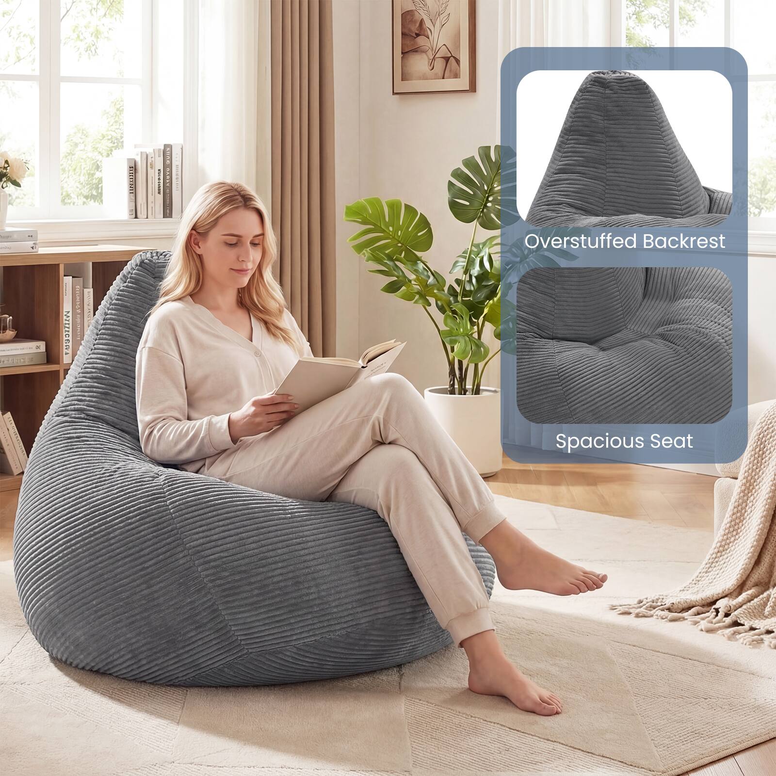 Overstuffed Backrest - ESIE 20 - NITZICEN TUUMSE I | Spacious Seat