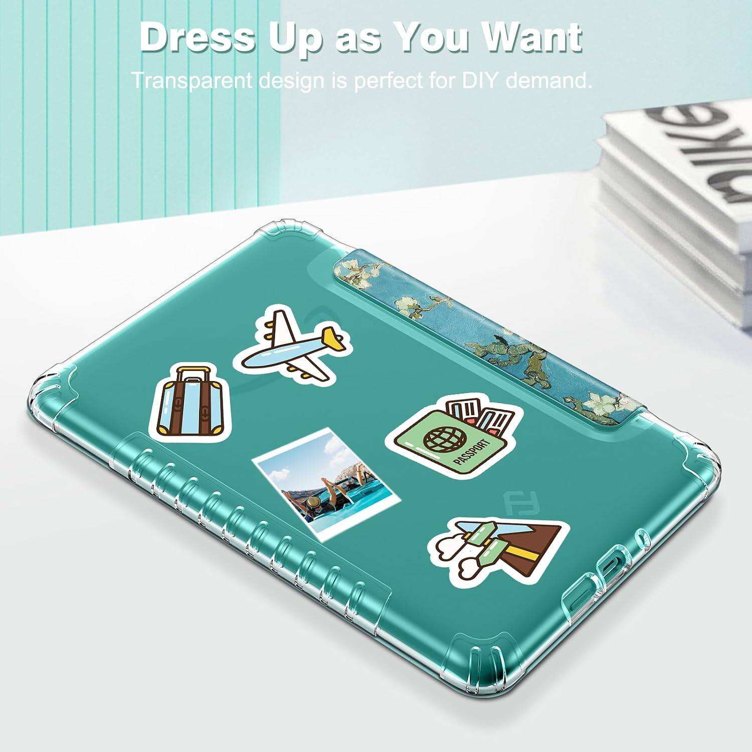 Dress Up as You Want  
Transparent design is perfect for DIY demand.