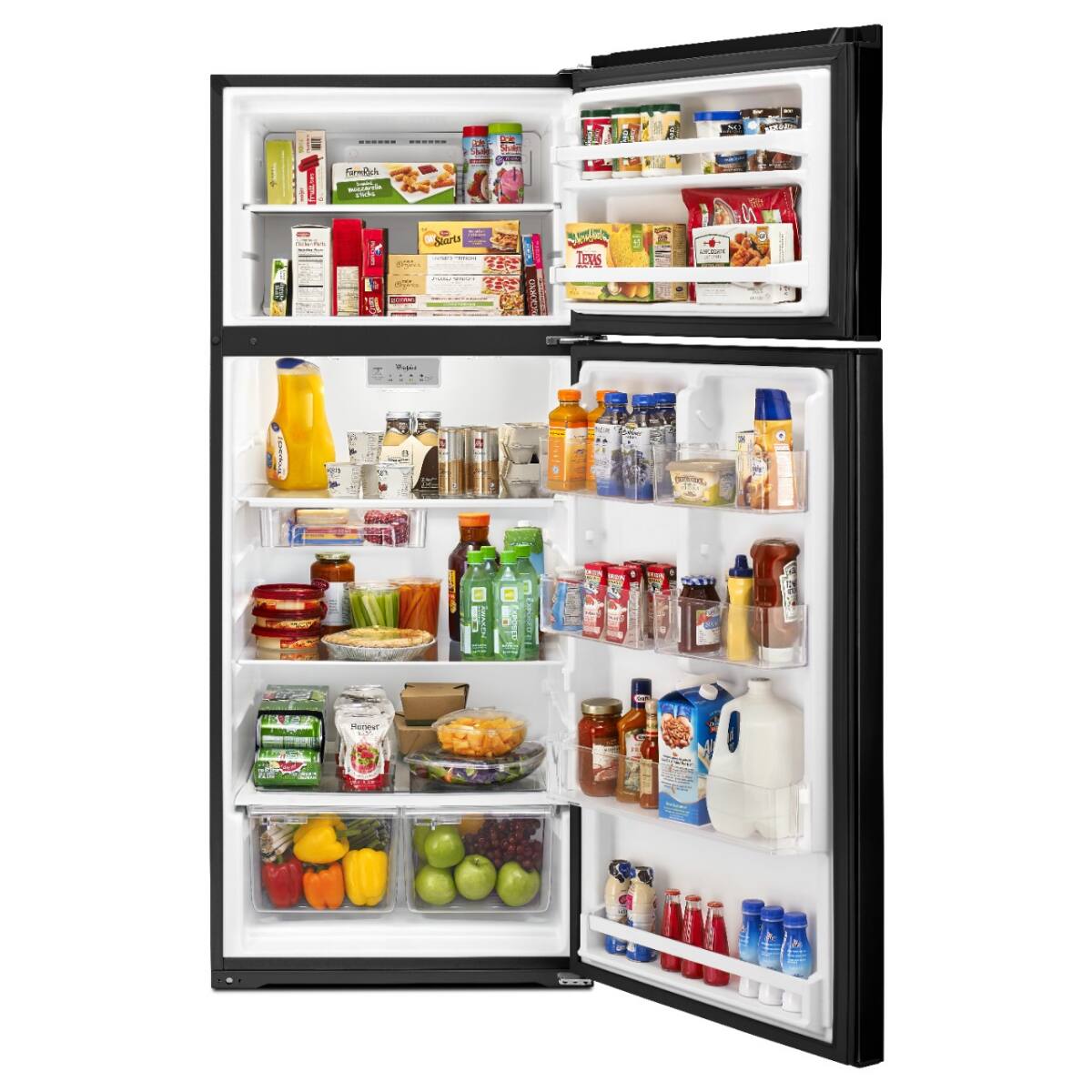 Sure, here is the corrected and grouped text from the image:

**Top Shelf (Freezer):**
- Fimata
- Starts
- LCO
- TEMS
- Sib M 2 Bd

**Middle Shelf (Freezer):**
- LEE'S
- Fimata
- Starts

**Bottom Shelf (Freezer):**
- (No visible text)

**Top Shelf (Refrigerator):**
- (No visible text)

**Second Shelf (Refrigerator):**
- (No visible text)

**Third Shelf (Refrigerator):**
- (No visible text)

**Fourth Shelf (Refrigerator):**
- (No visible text)

**Fifth Shelf (Refrigerator):**
- (No visible text)

**Bottom Shelf (Refrigerator):**
- (No visible text)

**Door (Refrigerator):**
- (No visible text)

**Door (Freezer):**
- (No visible text)

The text appears to be a mix of random characters and does not form coherent words or phrases.