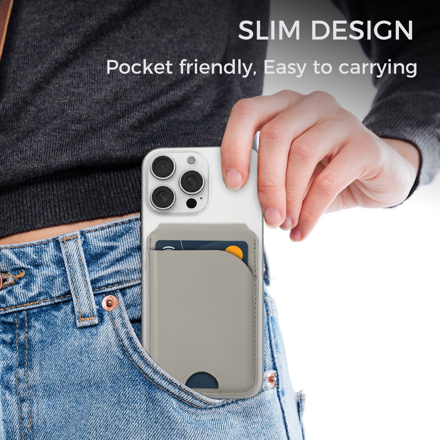 SLIM DESIGN  
Pocket friendly, Easy to carrying