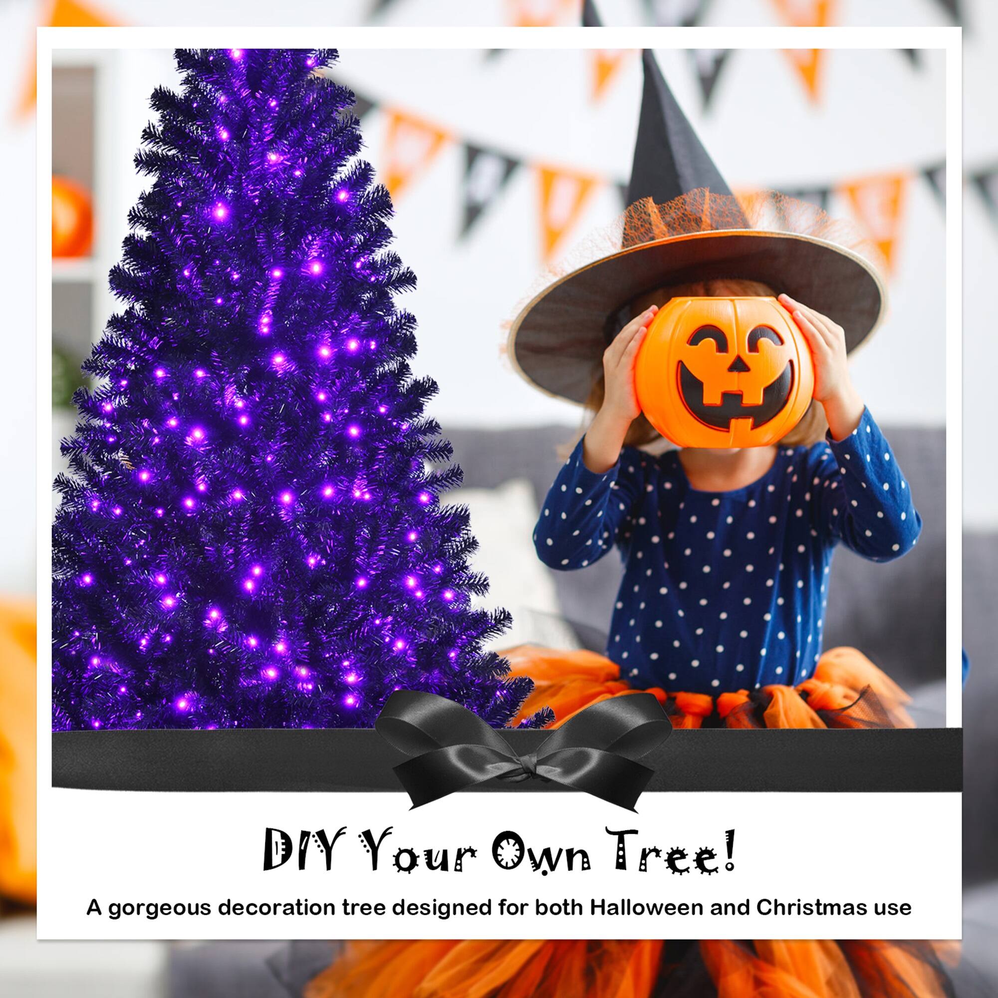 DIY Your Own Tree!  
A gorgeous decoration tree designed for both Halloween and Christmas use