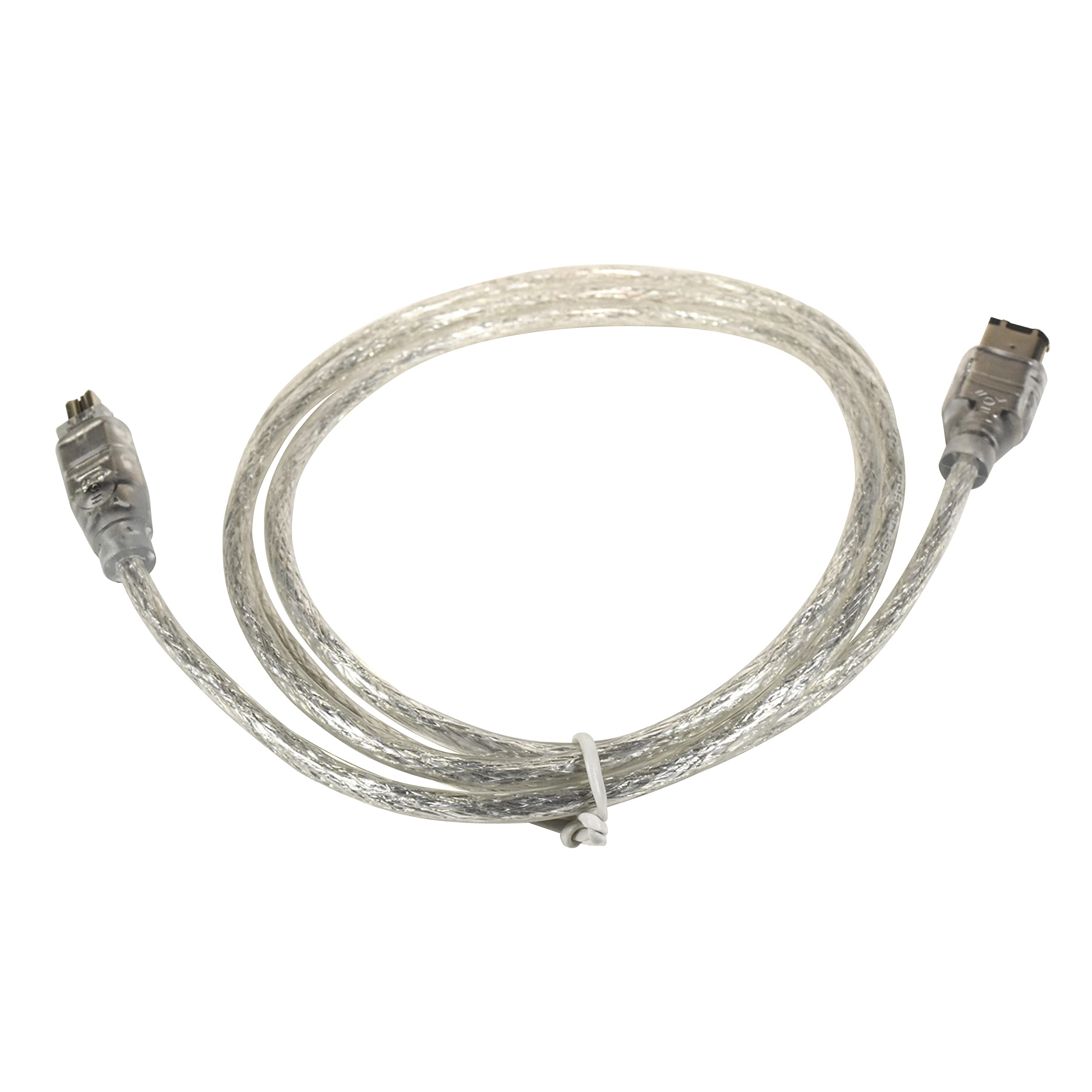 Back. HQRP - IEEE 1394 4pin to 6pin Cable Cord for Canon ZR, ZR10, ZR100, ZR20, ZR200, ZR25MC, Elura, 10, 100, 2, 20MC Camcorder.