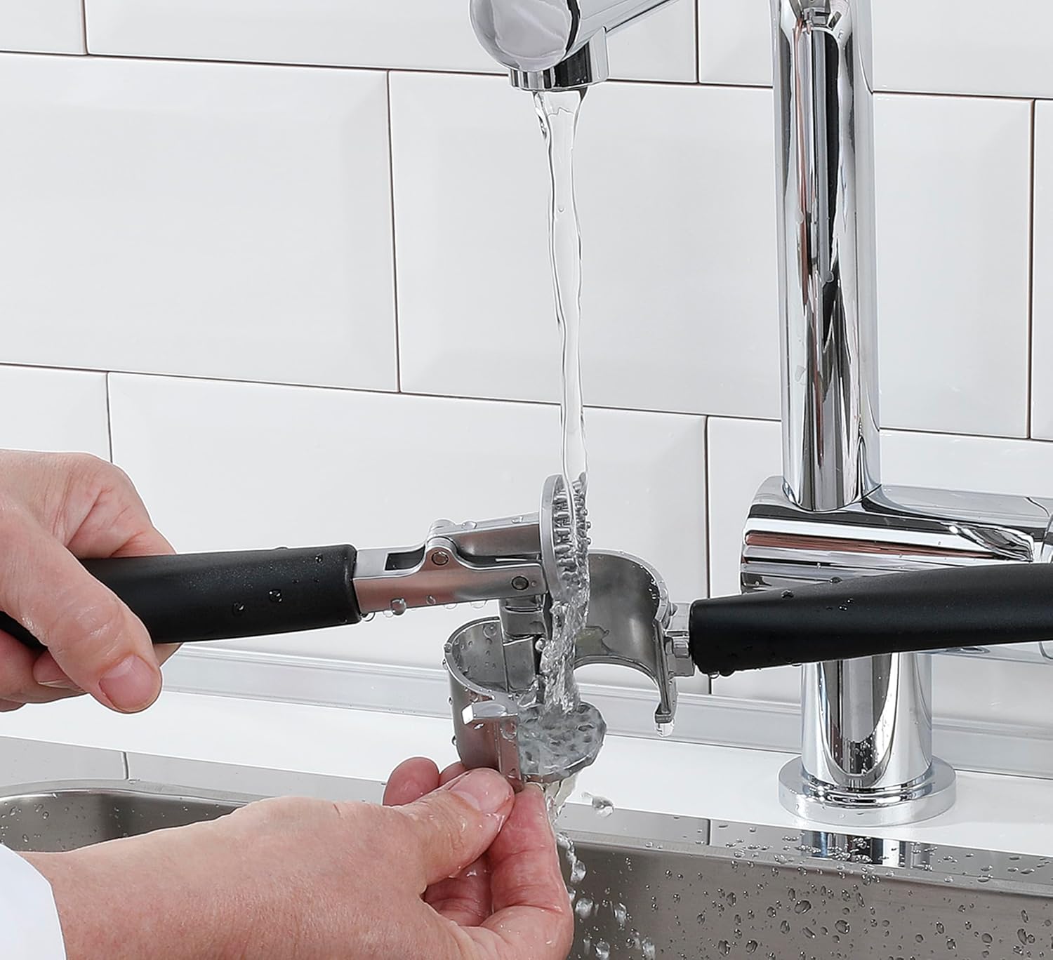 Alt View 4. Kuchenprofi - Profile Stainless Steel Garlic Press - Silver.