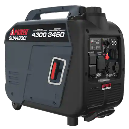 A POWER
SUA4300i
4300 3450
STARTING WATTS
RUNNING WATTS
20V AC 20A 30A
120V AC 20A
120W AC 120V
C-20A5-298
I ZA
120W AC 120V
EA POWER
SUA4300i