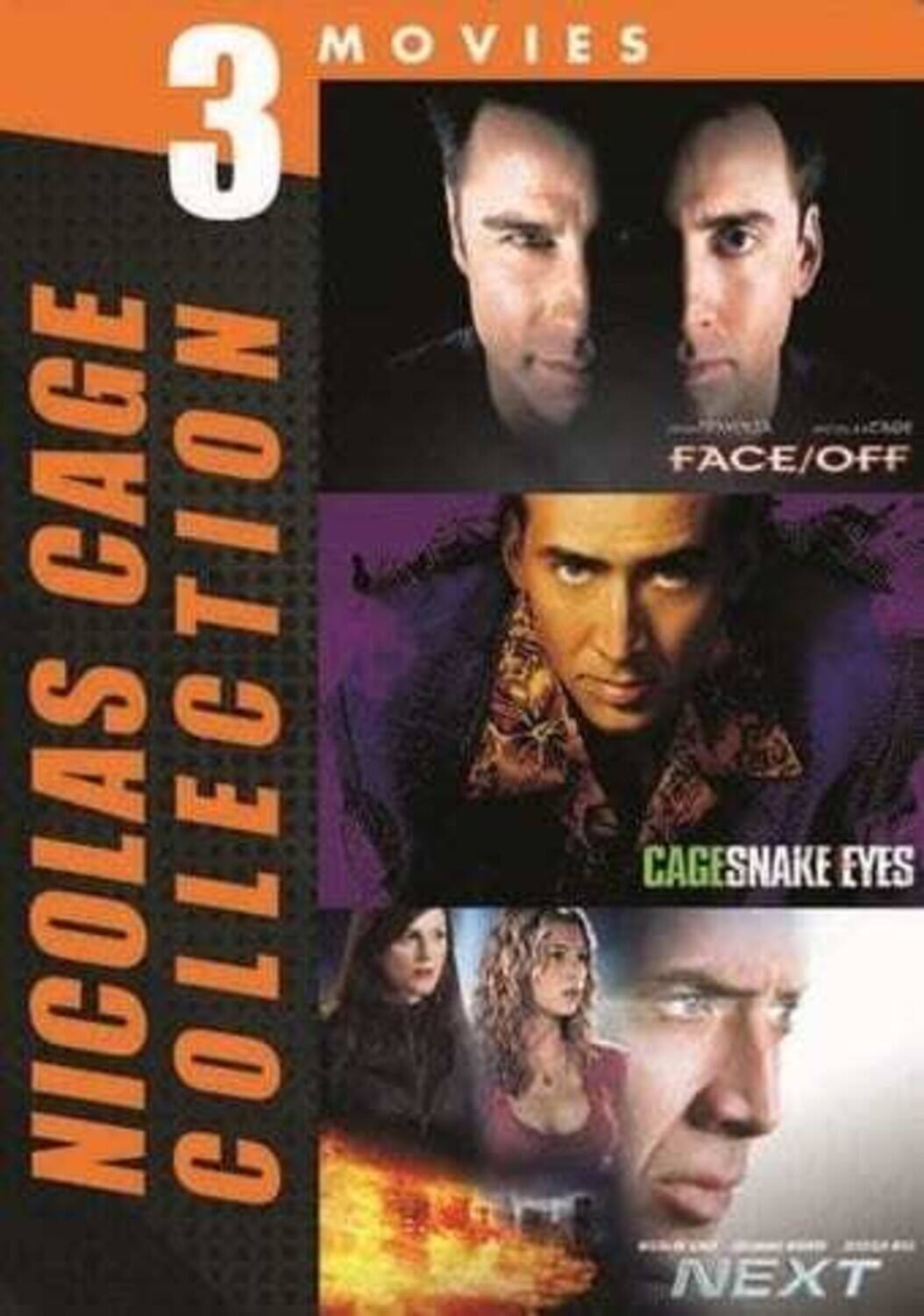 Front. Nicolas Cage: 3-Movie Collection  - DVD.