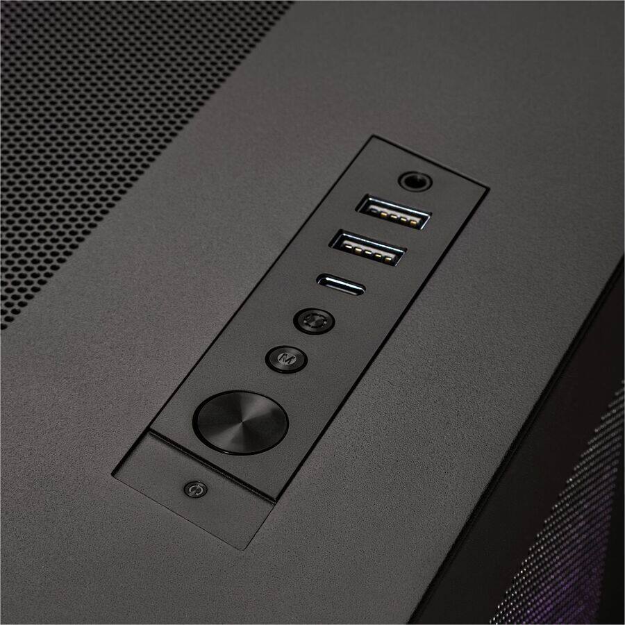 Alt View 5. CLX - CLX Horus Gaming Desktop Computer - Intel Core i9 14th Gen i9-14900KF - 32 GB - 2 TB SSD - Mid-tower - Black - Intel - Black.