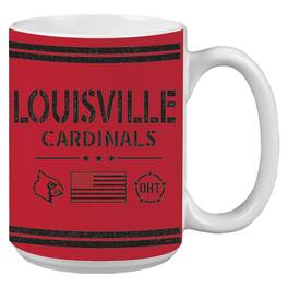 Indigo Falls - Louisville Cardinals 15oz. OHT Military Appreciation Mug - Multicolor