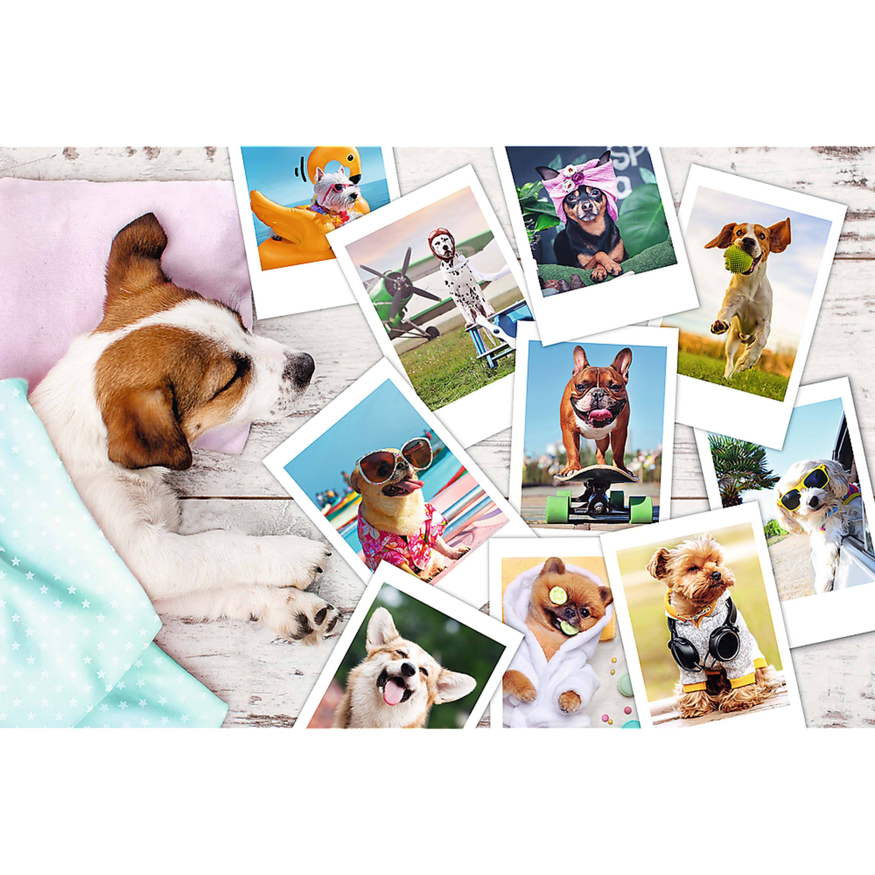 Angle. Trefl - Trefl Red 300 Piece Kids Puzzle - Holiday Pictures.