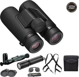 Nikon - 12x42 Monarch M5 Binoculars With Lens Pen, Waith Harness, &Flashlight Kit