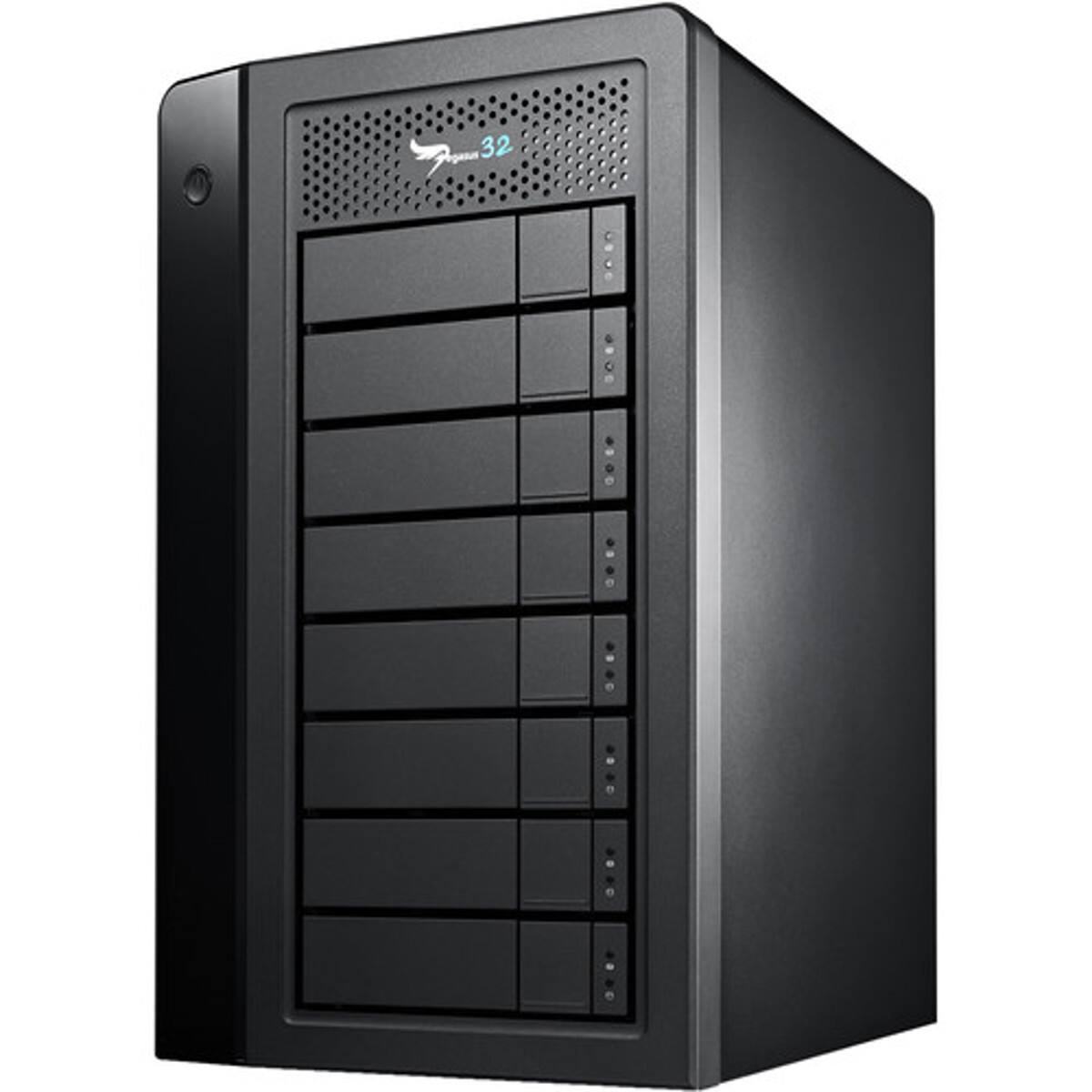Alt View 4. Promise Technology - Promise Technology Pegasus32 R8 80TB (8x10TB) 8-Bay Thunderbolt 3 / USB 3.2 Gen 2 RAID Array.
