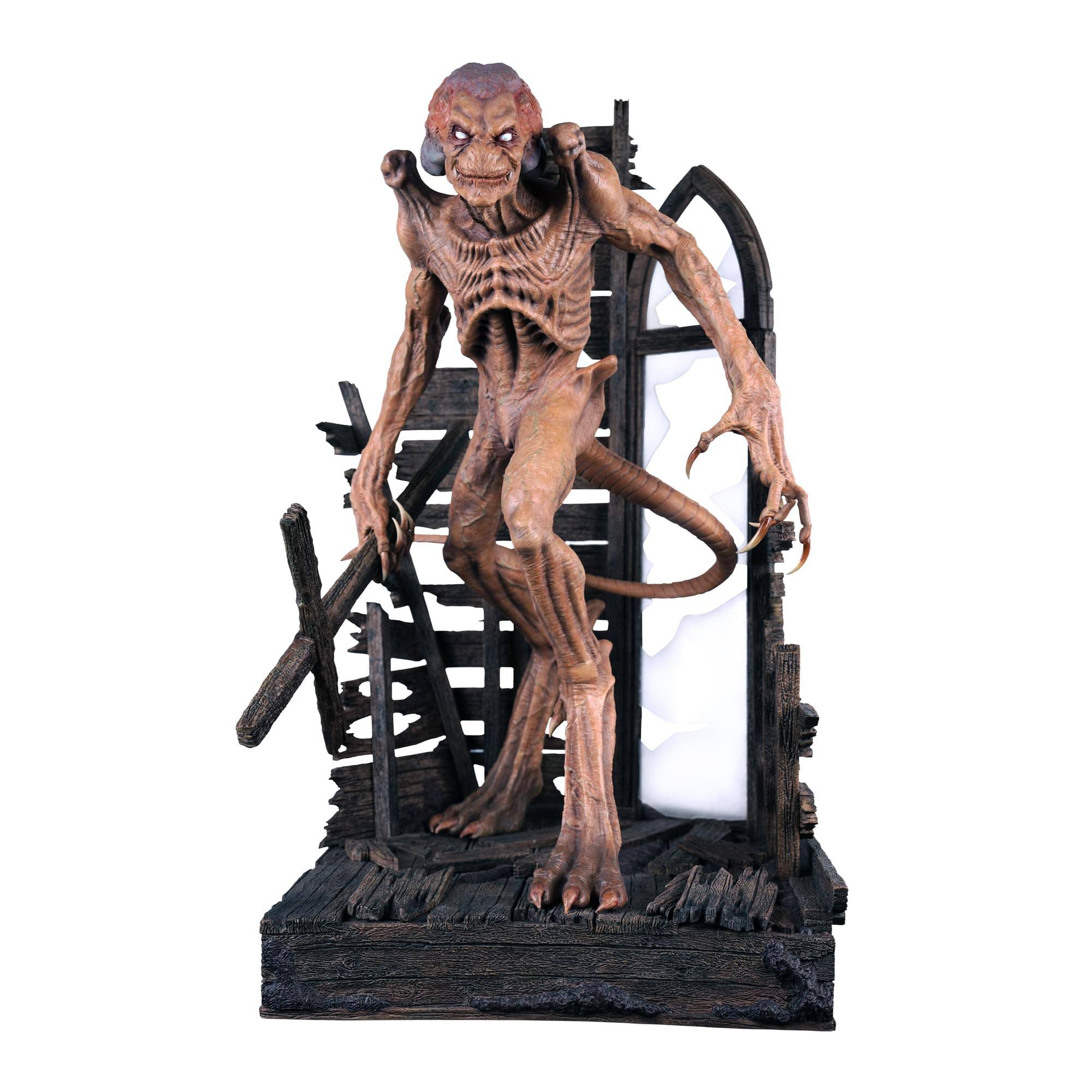 Front. Toynk - Pumpkinhead 1:10 Scale Polystone Statue | Apex Edition - Brown.