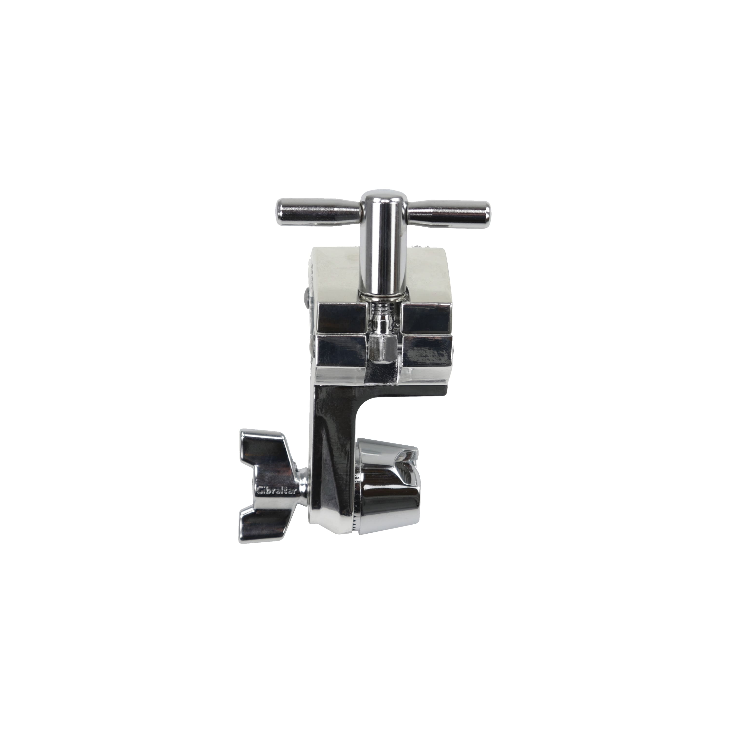 Gibraltar Hardware - Chrome Multi-Clamp with Adjustable 12.7mm Angle Eye Bolt, Securely Mount any Dual Adjust Accessory to Rack System