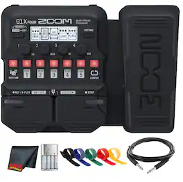 Zoom - G1X FOUR Guitar Multi-Effects Processor with Expression Pedal