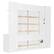Alt View 5. Anysun - Queen Murphy Bed with Desk, Storage Shelves and Cabinets, Hidden Wall Bed for Space-Saving Home Office - White.