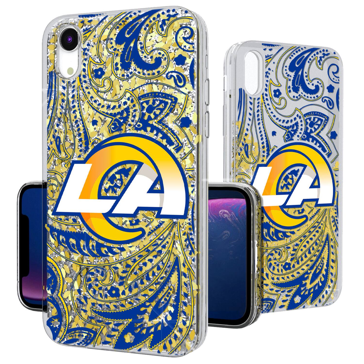 Keyscaper - NFL - Los Angeles Rams iPhone Paisley Design Glitter Case - 15 - Multicolor price history on PriceWatchPro