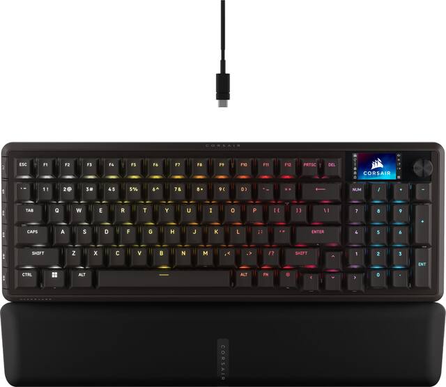 CORSAIR - VANGUARD PRO 96 RGB Wired Magnetic Hall Effect MGX Linear 96% Gaming Keyboard with FlashTap SOCD + Rapid Trigger - Black