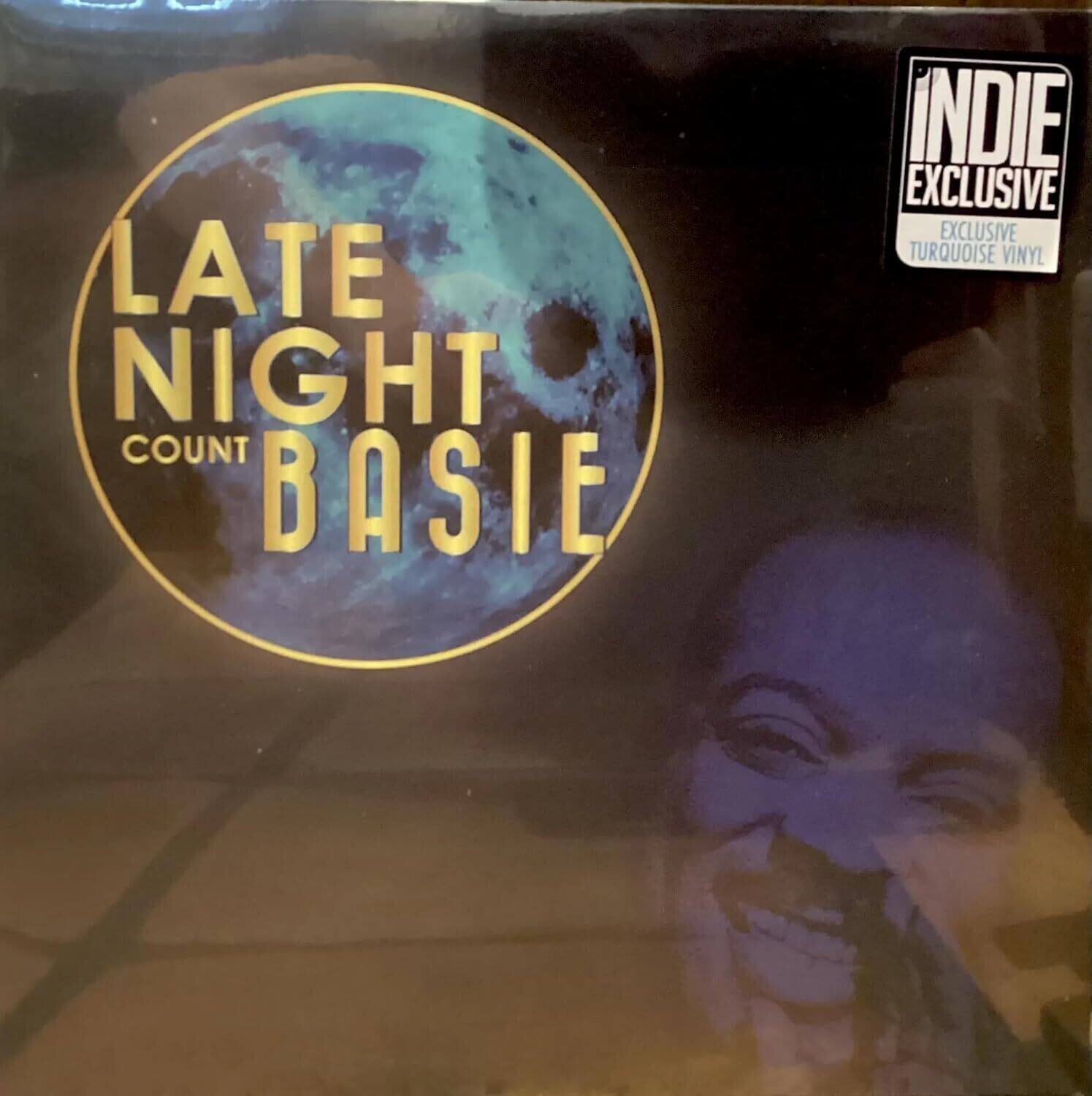 LATE NIGHT COUNT BASIE  
INDIE EXCLUSIVE  
EXCLUSIVE TURQUOISE VINYL