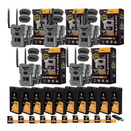 Spypoint - FLEX-DARK GPS-Enabled Cellular Trail Camera with Accessories Bundle