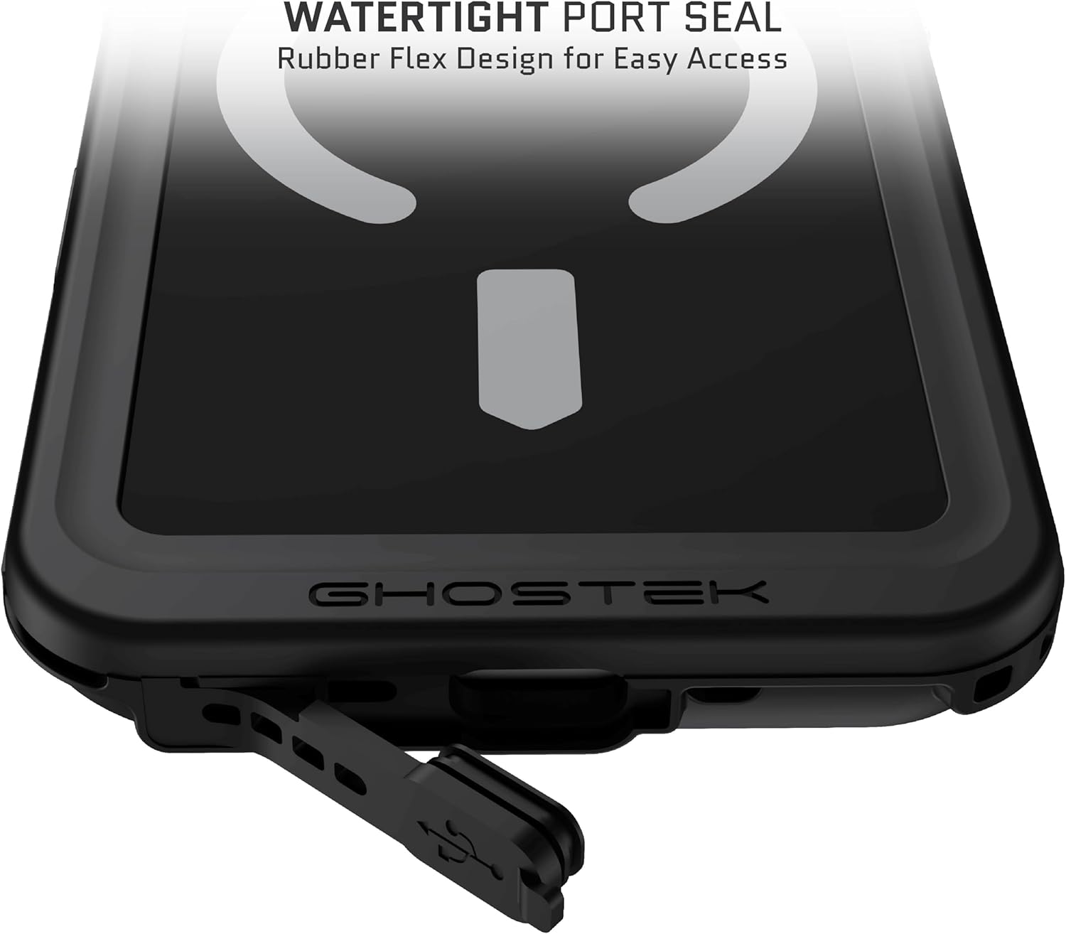 WATERTIGHT PORT SEAL  
Rubber Flex Design for Easy Access  

GHOSTEK