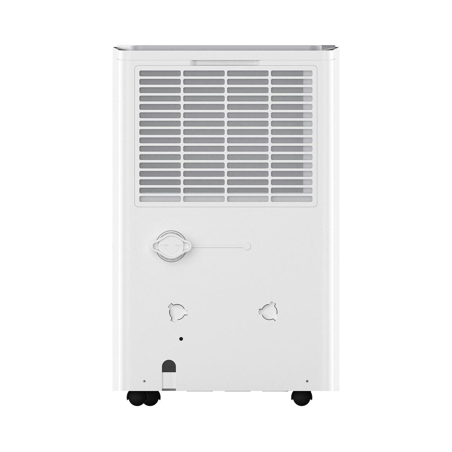 Alt View 4. TCL - TCL 25 Pint 2000 Sq. Ft. Portable Dehumidifier, ENERGY STAR® Certified, Quiet Operation, Bucket or Continuous Drain - White.