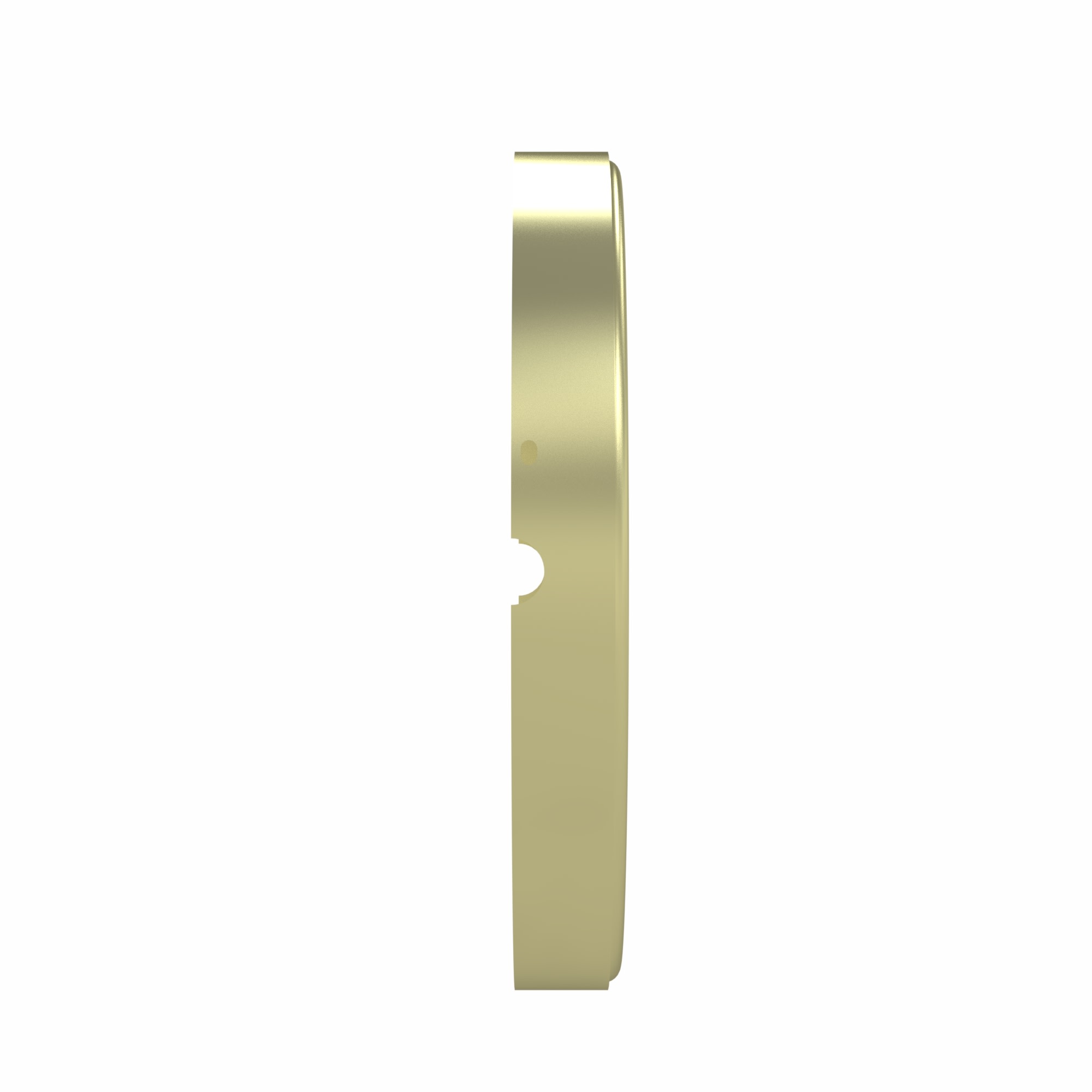 Left. Aptations - Aptations Optional Lens for Neo Modern LED Mirror - 7x Magnification Lens - Brushed Brass.