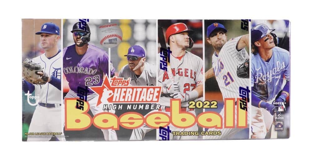 2022 Topps Heritage High Number Baseball Hobby Box price history on PriceWatchPro