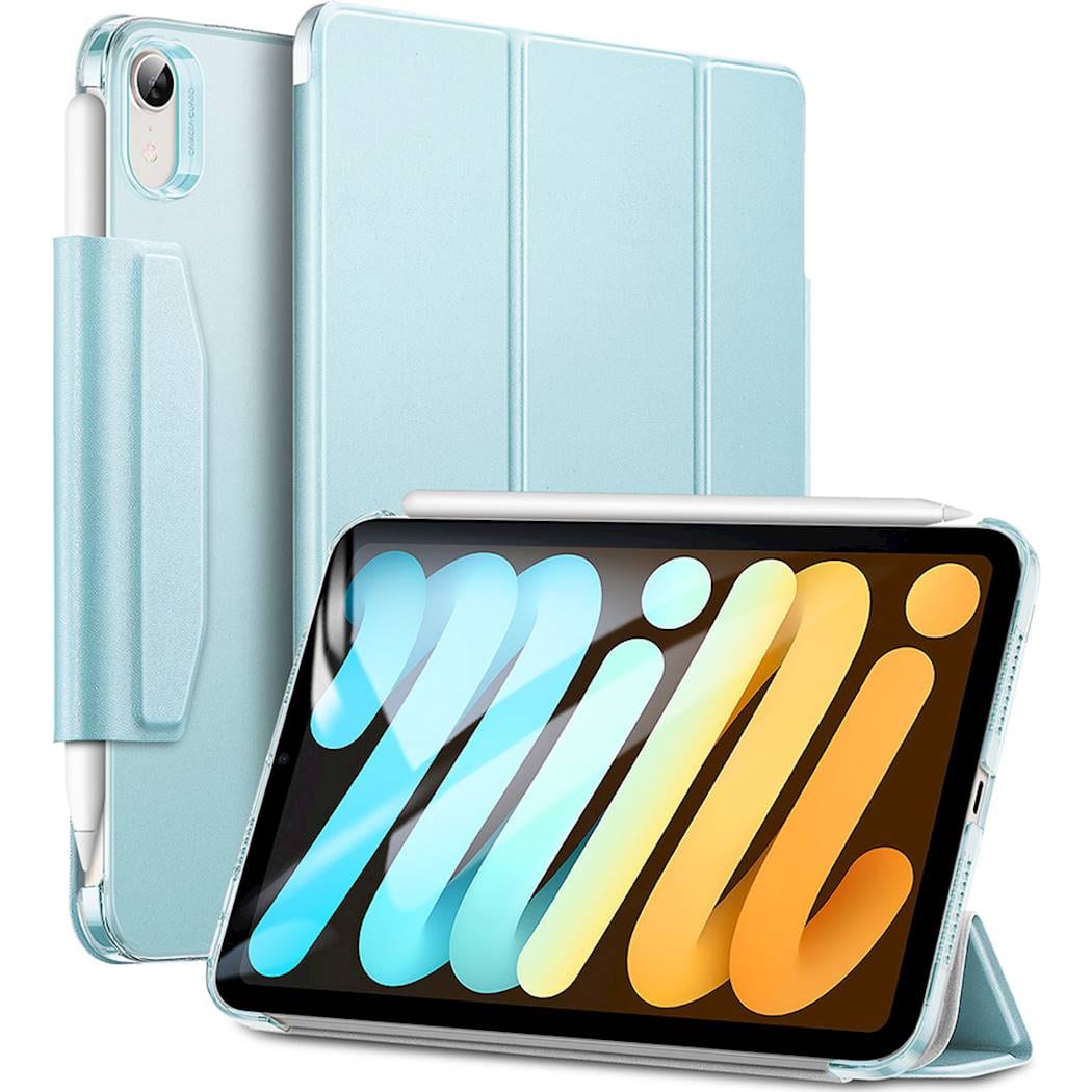 Alt View 12. SaharaCase - ESR Folio Case for Apple iPad mini (A17 Pro) and Apple iPad mini (6th Generation 2021) - Aqua.