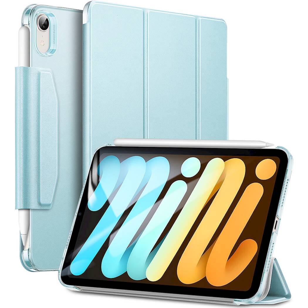 Alt View 12. SaharaCase - ESR Folio Case for Apple iPad mini (A17 Pro) and Apple iPad mini (6th Generation 2021) - Aqua.