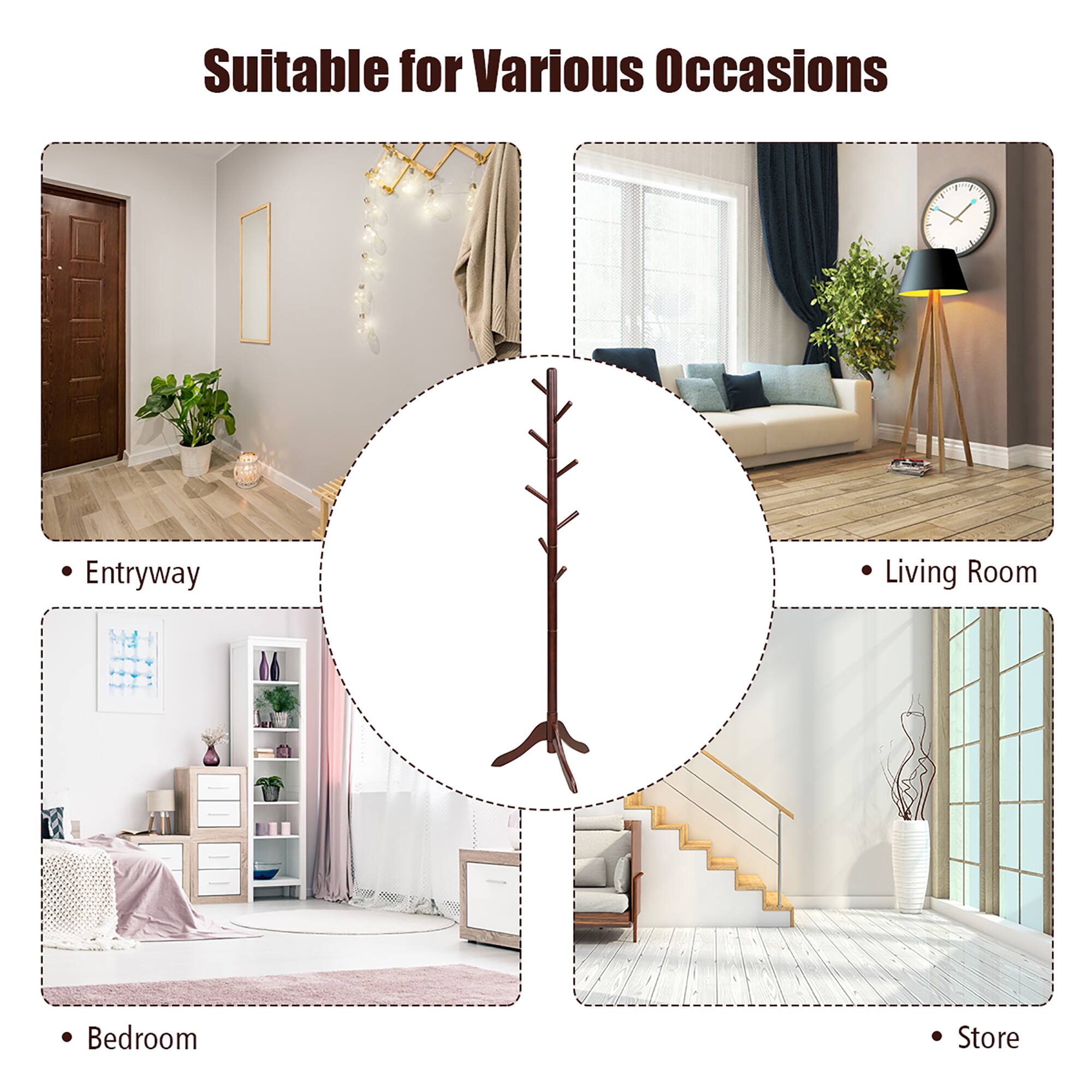 Suitable for Various Occasions

- Entryway
- Living Room
- Bedroom
- Store