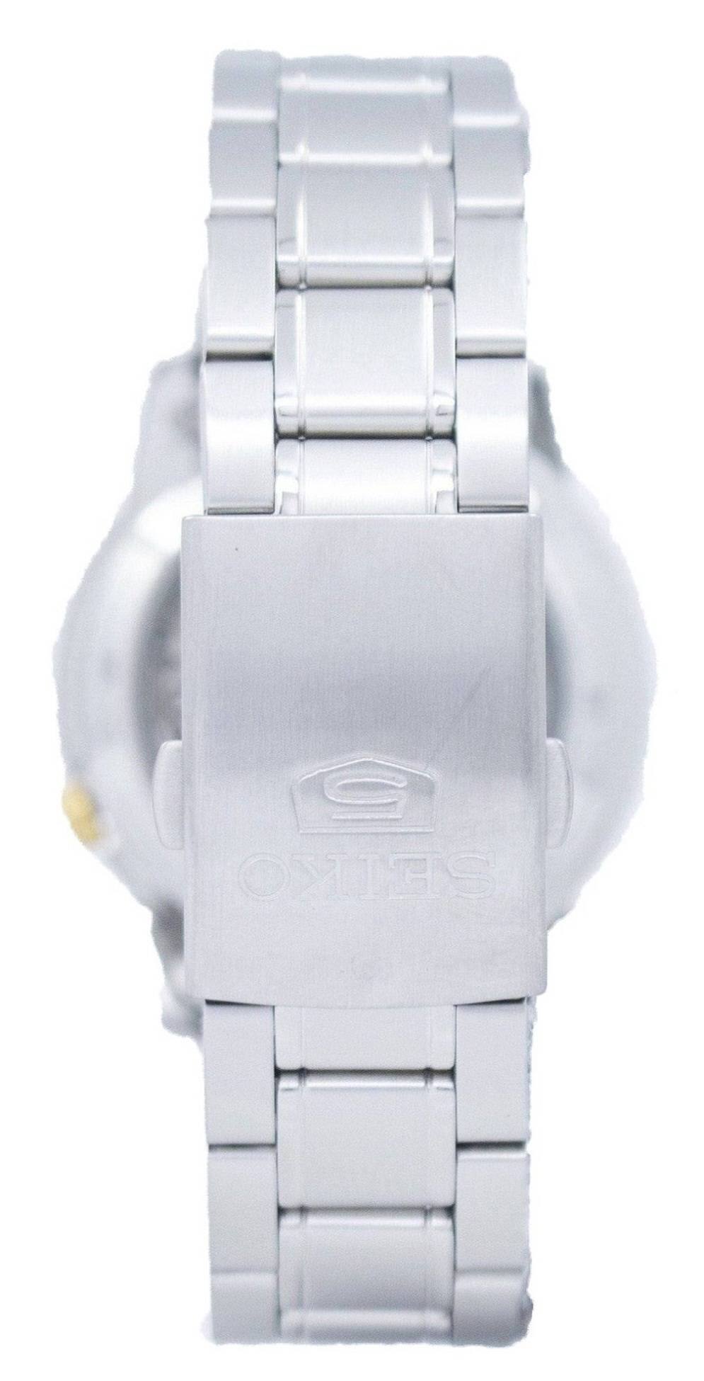 Back. Seiko - Automatic SNKK09 SNKK09K1 SNKK09K Men's Watch - Silver.