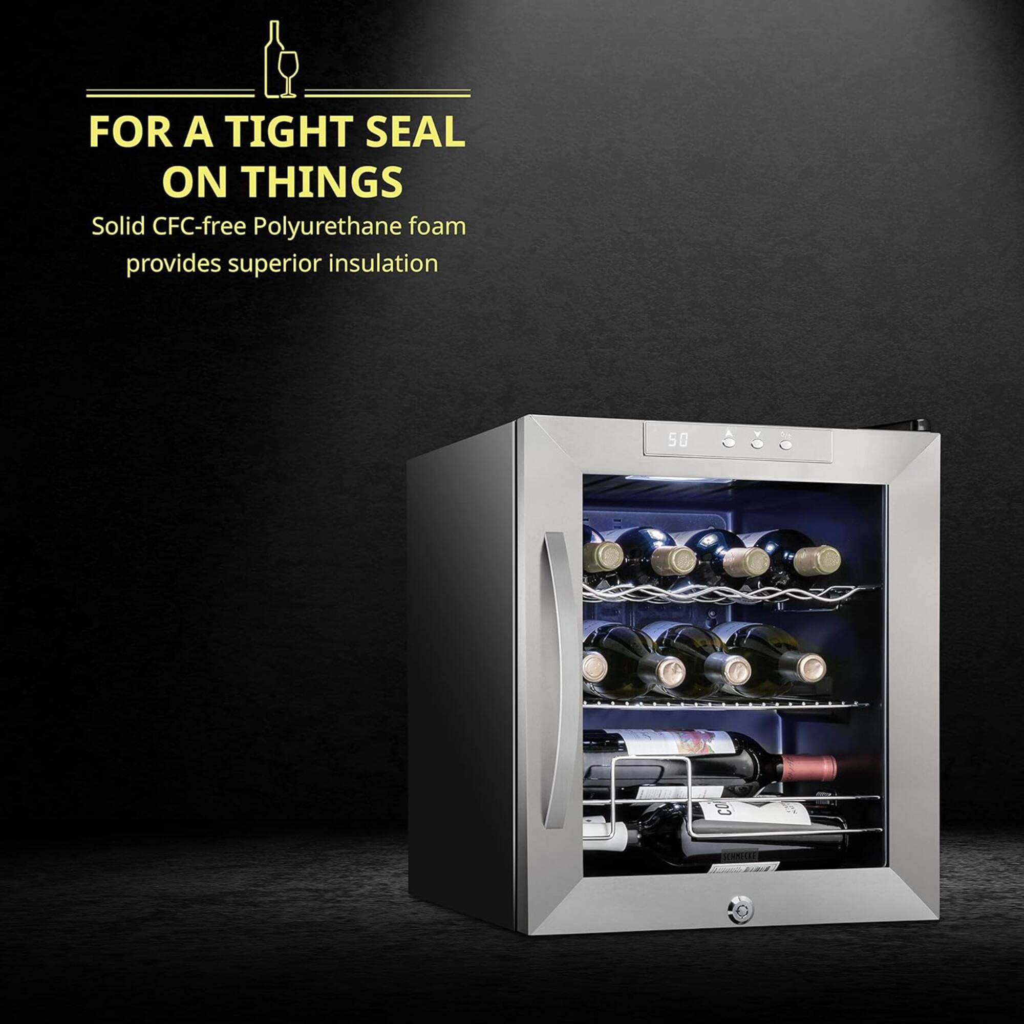 FOR A TIGHT SEAL ON THINGS

Solid CFC-free Polyurethane foam provides superior insulation